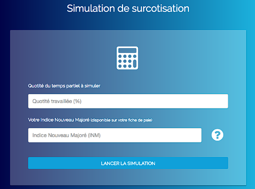 Simulateur de surcotisation