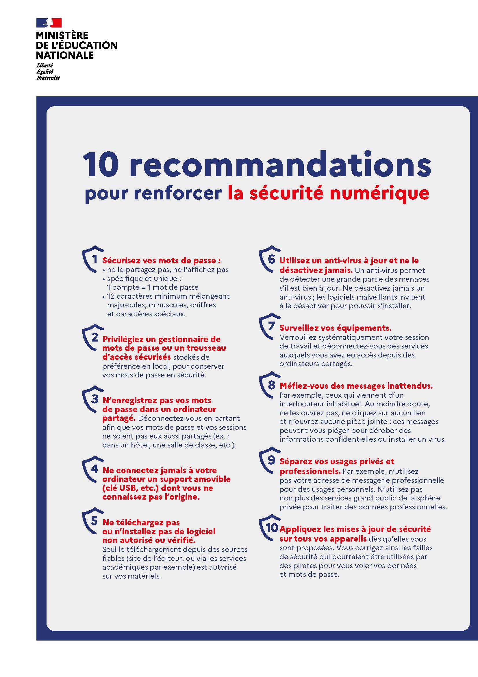 Sécurité numérique : 10 réflexes qui protègent nos données