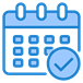 bouton calendrier