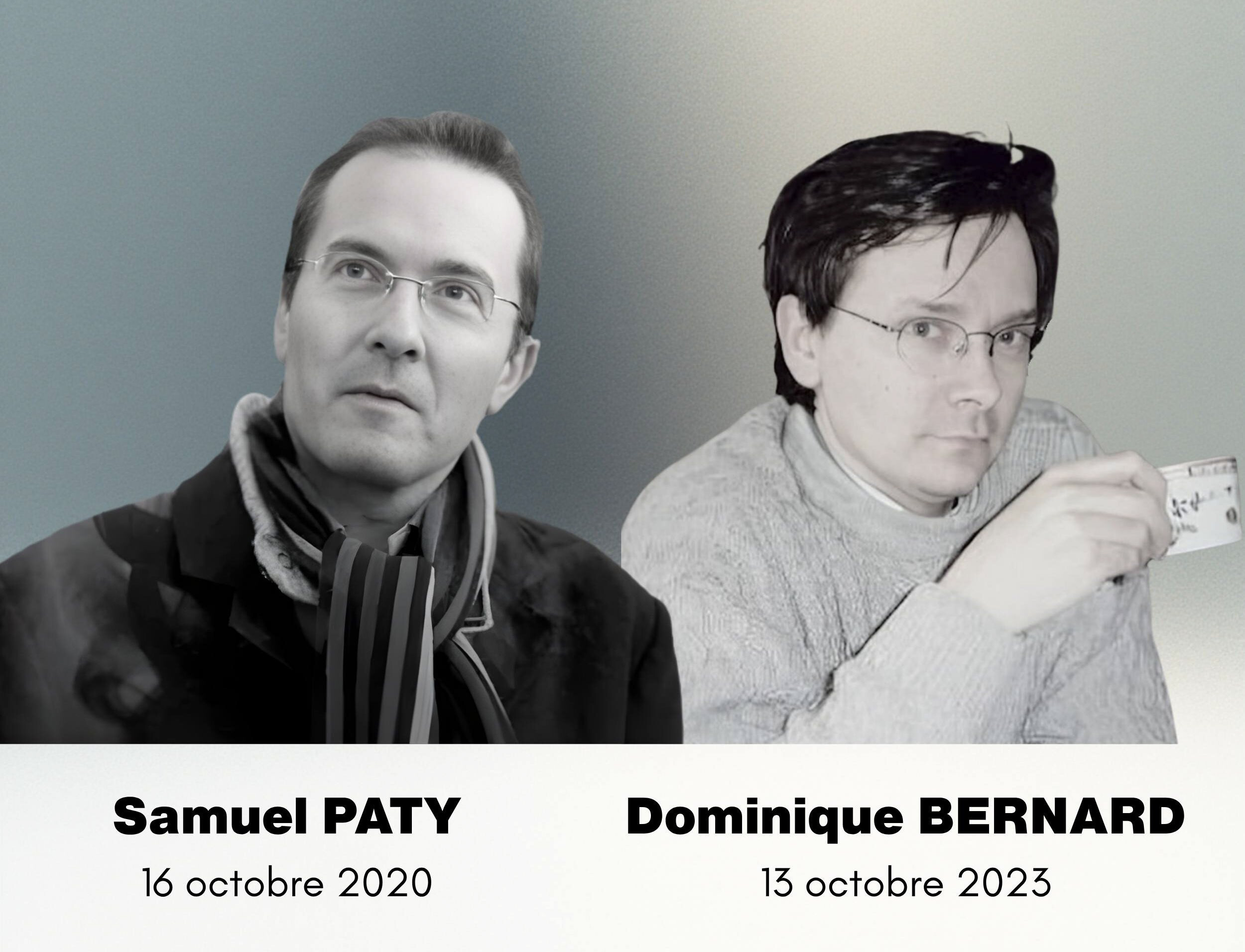 Hommage à Samuel Paty et Dominique Bernard