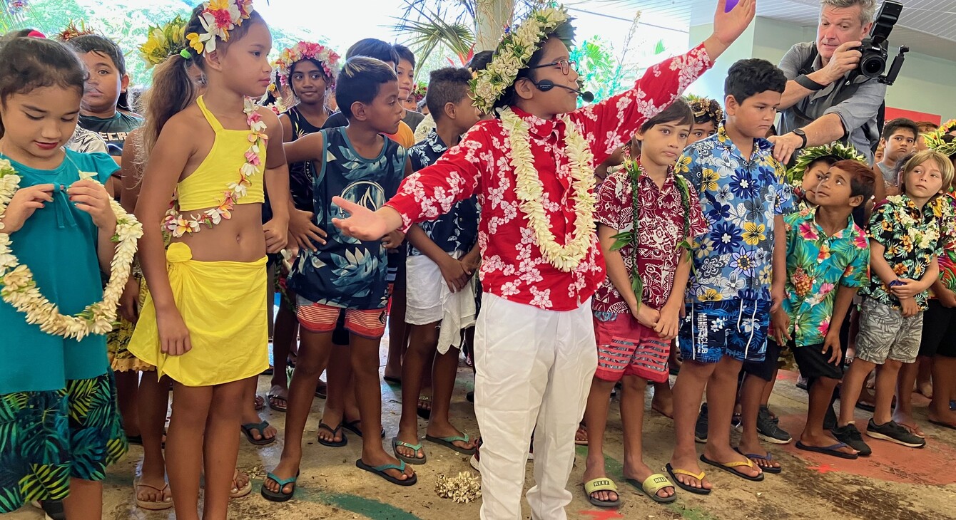 inauguration école primaire TEMARUTUITUI de FAANUI