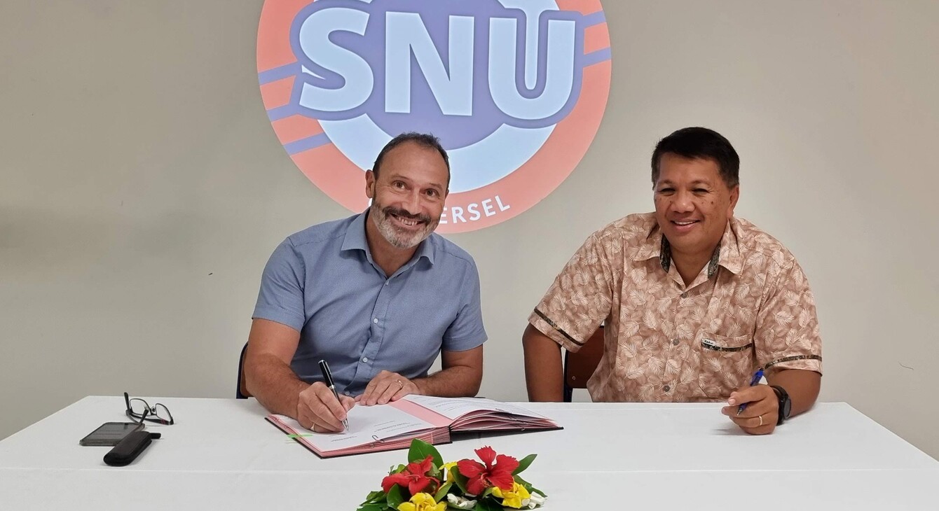 Signature de la convention dans le cadre du SNU