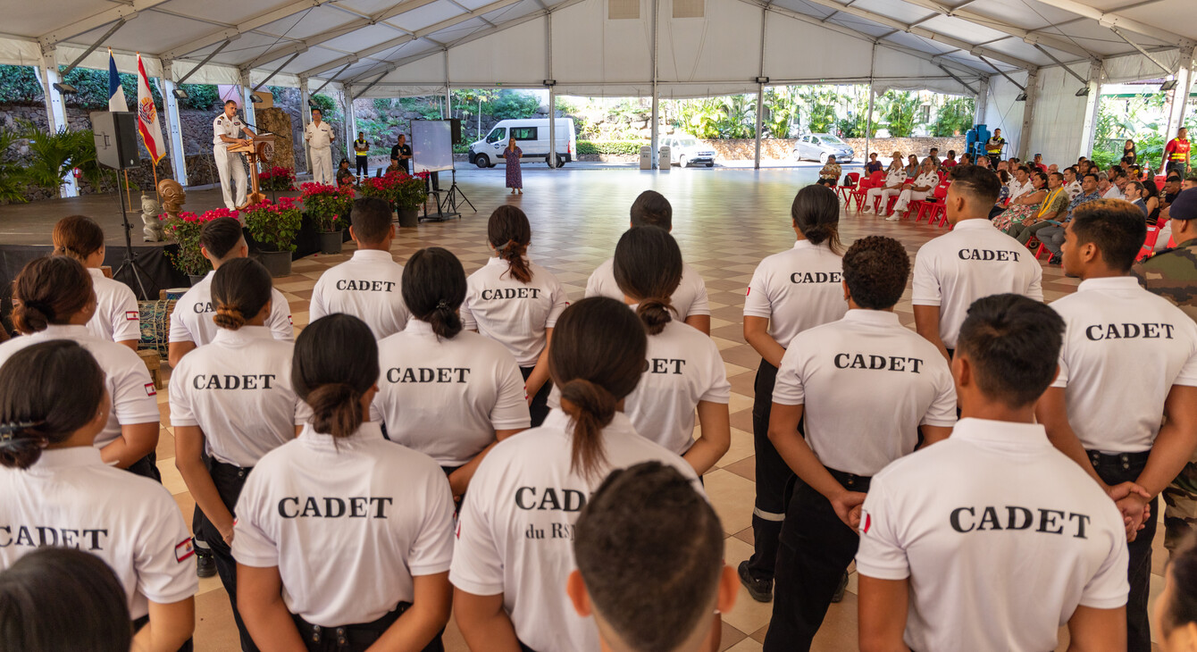 Cérémonie de vernissage des Volontaires Jeunes Cadets