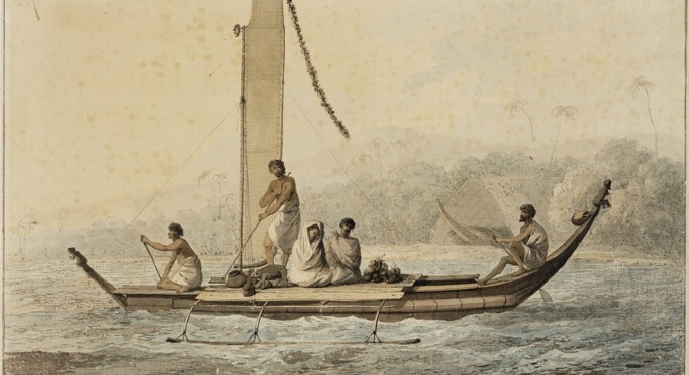 Pirogue polynésienne