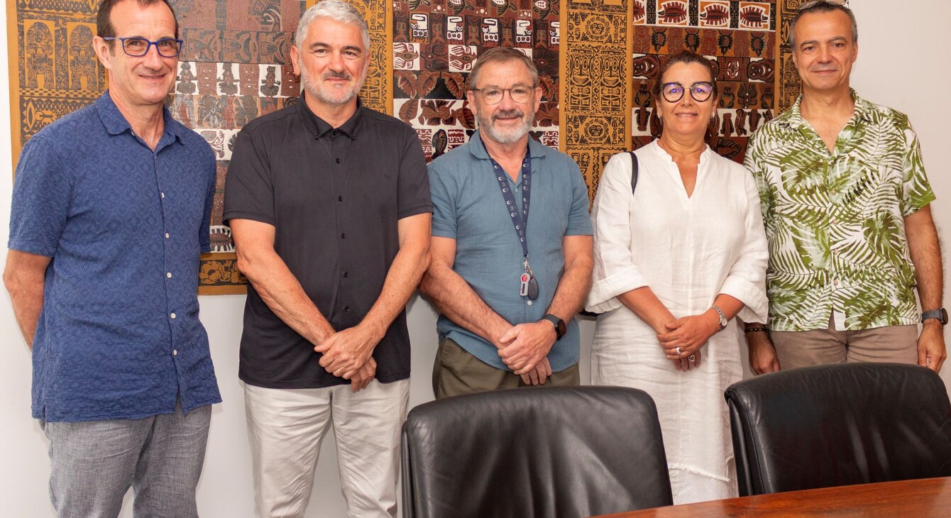 Visite de la délégation de l’Université de Perpignan et du CRIOBE au Vice-rectorat