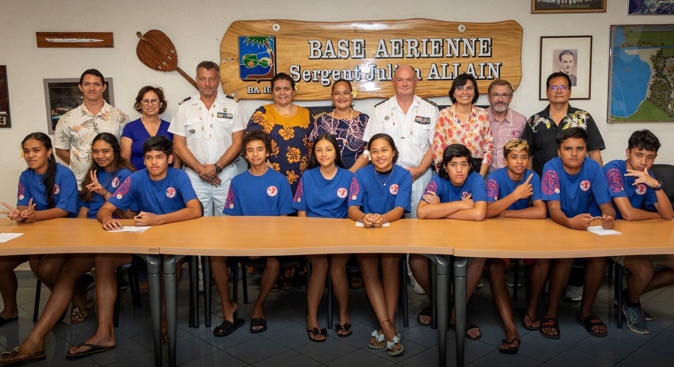  Collège de Mahina : une classe de défense voit le jour avec le DA 190