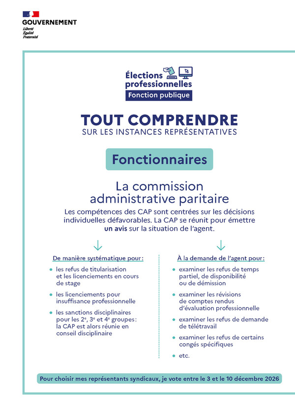 Infographie CAP 2026