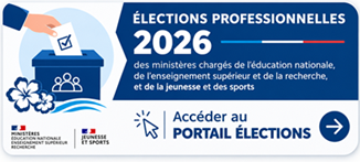 Bouton portail élections professionnelles 2026