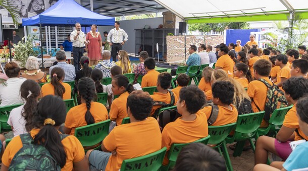 Visite au collège de Tiarama 02