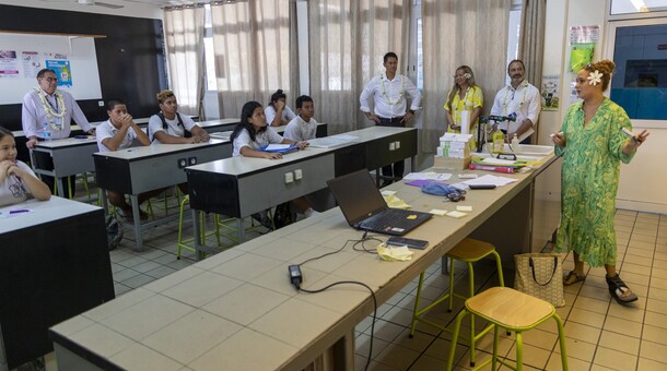 Visite au collège de Tiarama 03