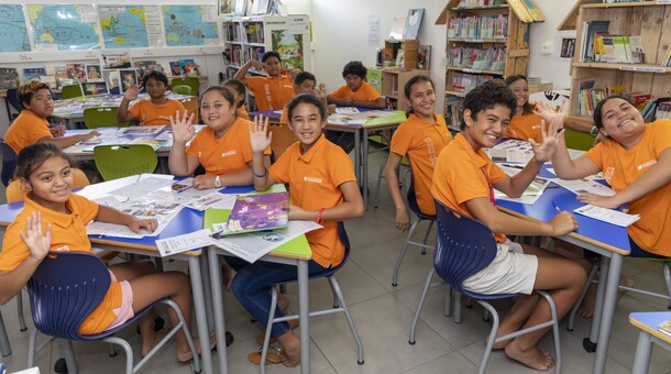 Visite au collège de Tiarama 05