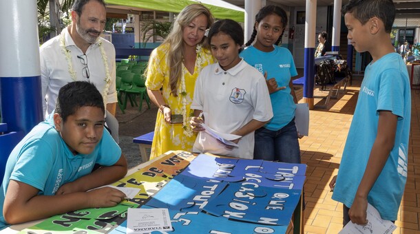 Visite au collège de Tiarama 06