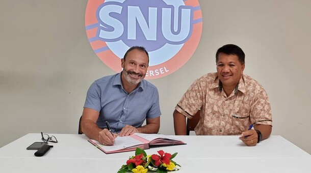 Signature de la convention dans le cadre du SNU