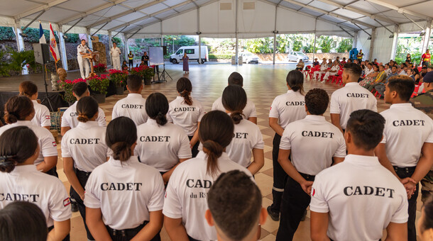 Cérémonie de vernissage des Volontaires Jeunes Cadets