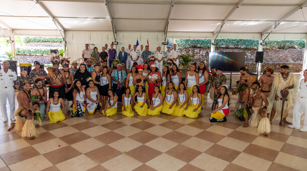 Cérémonie de vernissage des Volontaires Jeunes Cadets