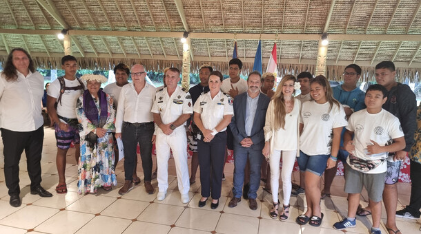 Cérémonie de signature de conventions de cadets de la sécurité civile