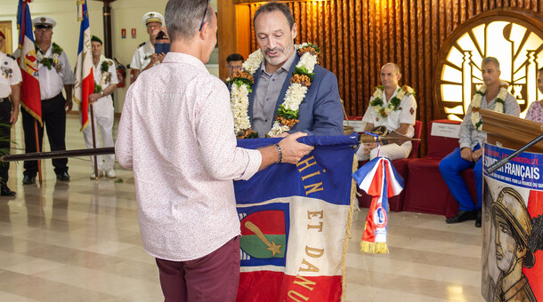 Une seconde vie pour les drapeaux