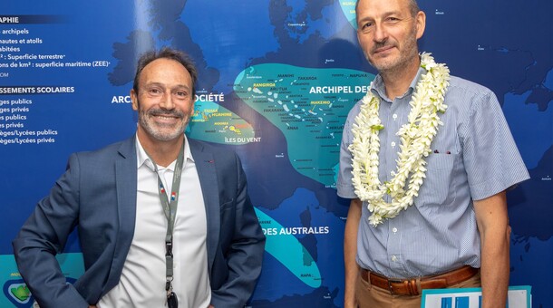 e Vice-recteur reçoit le nouveau Haut-Commissaire de la République