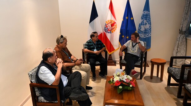 Visite de courtoisie du vice-recteur à l’Assemblée de la Polynésie française