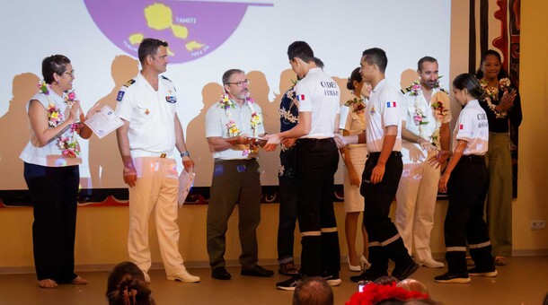 Cérémonie de clôture du cycle 2025-2026 des Volontaires Jeunes Cadets du RSMA-Pf