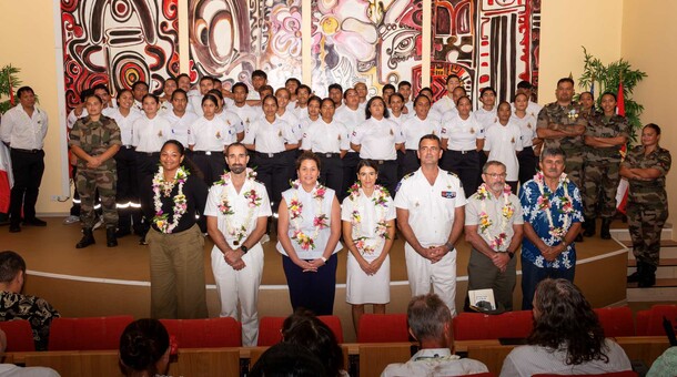 Cérémonie de clôture du cycle 2025-2026 des Volontaires Jeunes Cadets du RSMA-Pf