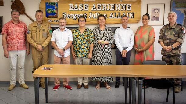 Signature d’une convention « Classe de défense et de sécurité globale » entre le lycée d’Uturoa et le DA 190