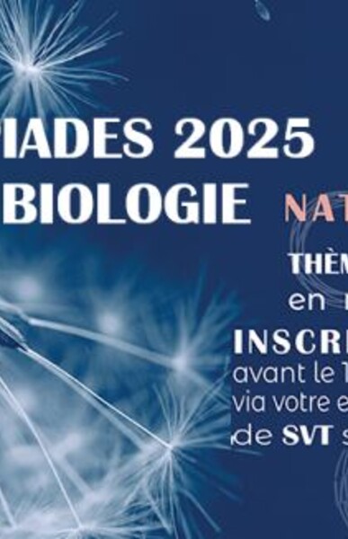 Affiche Olympiades bio  2025 bis