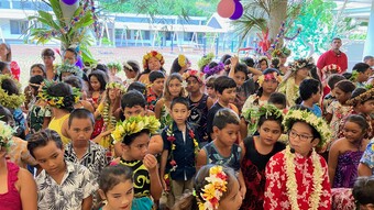 inauguration école primaire TEMARUTUITUI de FAANUI