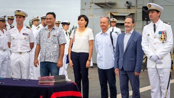 Signature de la convention Classe Défense et de Sécurité Globale