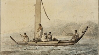 Pirogue polynésienne