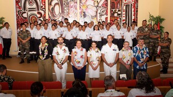 Cérémonie de clôture du cycle 2025-2026 des Volontaires Jeunes Cadets du RSMA-Pf