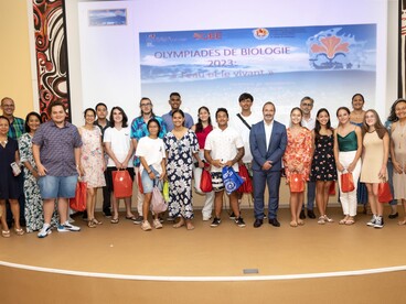 Cérémonie de remise des prix dans le cadre des Olympiades de Biologie