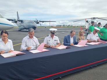 Signature 2023 de la convention "classe de défense et de sécurité globale" 