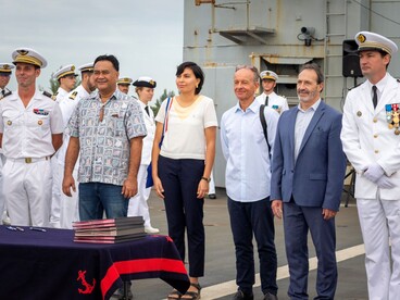 Signature de la convention Classe Défense et de Sécurité Globale