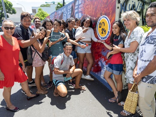  Inauguration de la fresque « Génération 2024 »